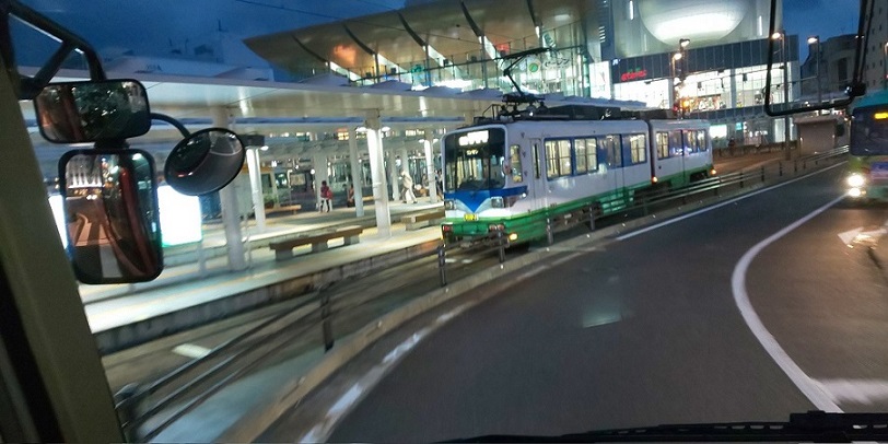 2021.10/16 福井/福井市・福井駅前の福井鉄道側(パピリン側)